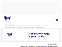 Tablet Screenshot of globaligaming.com